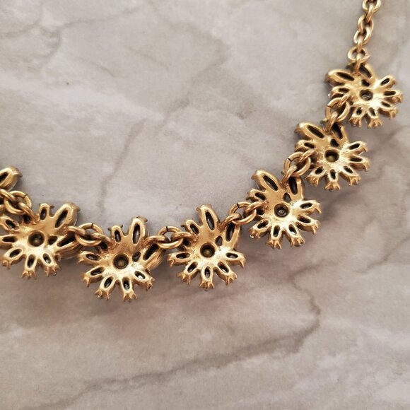 ✨ J.Crew Rhinestone Crystal Cluster Statement Bridal Wedding Necklace ✨ - Picture 13 of 16